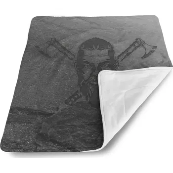 Dětská deka Sablio Dětská deka pro miminko Vikingové Stone - 80x100 cm