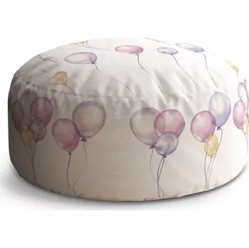 Taburet Sablio Taburet Circle Pastelová oslava: 38x48 cm