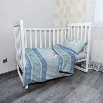 Povlečení Sablio Mikroplyšové povlečení do dětské postýlky Plyšáčci - 100x135 / 40x60