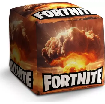 Taburet Sablio Taburet Kostka FORTNITE Exploze: 40x40x40 cm - Sablio