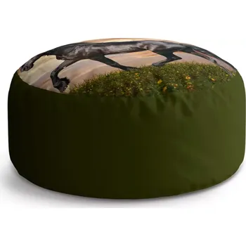 Taburet Sablio Kulatý taburet Circle Friský kůň: 38x48 cm - Sablio