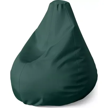 Sedací pytel Sedací vak Pear Lesní zelená 2 - Sablio - 70 x 95 x 15 cm