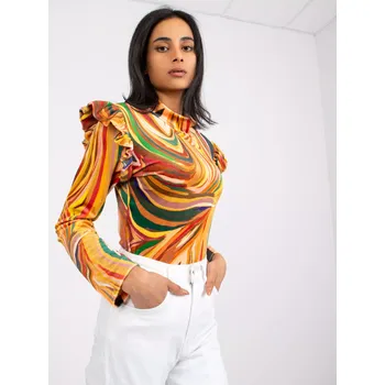 Dámská košile Halenka DHJ BZ 6533C.90 tmavě žlutá jedna velikost