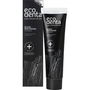Dentální hygiena Zubní pasta Ecodenta Black Whitening Toothpaste s uhlím 100 ml