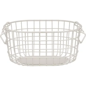 Blomus KAGO oválný úložný košík S krémový