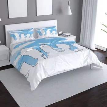 Povlečení Saténové povlečení Cartoon 1 - Sablio - 140x200 / 90x70