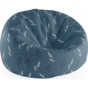 Sedací pytel Sablio Sedací vak Cocoon Modré klásky - 115 x 75 cm x 45 cm - Sablio
