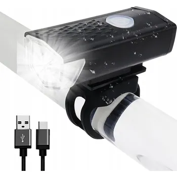 Cyklosvítilna SVĚTLO NA KOLO PŘEDNÍ ZADNÍ LED USB SILNÉ SVÍTILNA LAMPA NA KOLO KOLOBĚŽKU