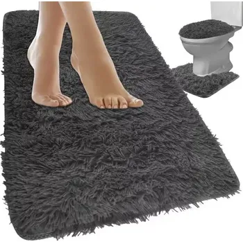 Bytový textil Koupelnové předložky – sada 3 kusů - šedá