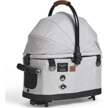 Kočárek pro psa Fikago Flytta nosič pro psy a kočky Grey Husky 65 cm + Doprava zdarma