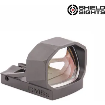 Kolimátor Shield Sights GBR Kolimátor Shield Reflex Mini Sight XL (RMSX) GLASS edition 8MOA Dot (6.5MOA) GUN METAL GREY
