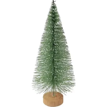 Vánoce Mini vánoční stromek | stolní dekorace, vánoční ozdoby - Zelený , 4,5 cm