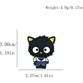 Kuromi hello kitty smaltovaný pin | odznak - 6