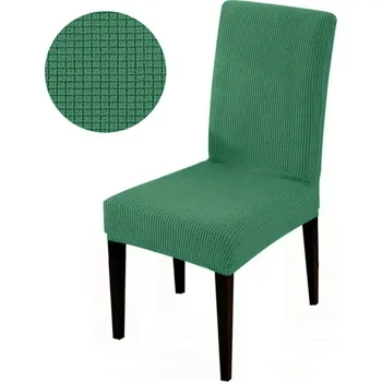 Potah na židli Elastický napínací potah židle univerzální | bytové doplňky - 4776-Světle zelená , 1 kus