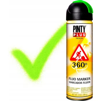 Barva ve spreji Barva Geodetická Zelená Fluorescenční pro značení ve spreji 500ML