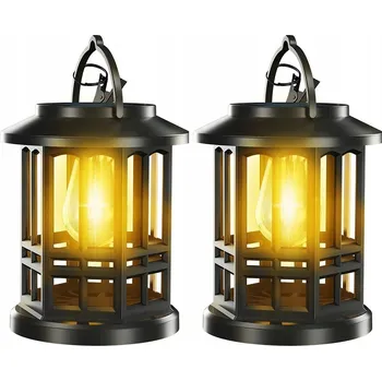 Venkovní osvětlení Latarnia Solarna LED 2 SZT Zahradní lampa lampion 3200K Dekorativní lucernička