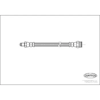 Brzdová hadice Brzdová hadice CORTECO 19025705