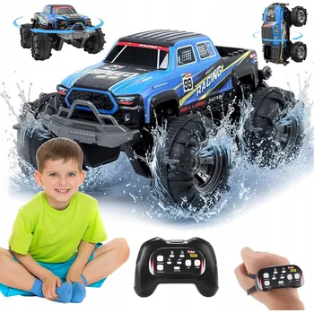 RC model auta AUTO RC MONSTER TRUCK AMFIBIE 360° DRIFT VODNÍ A POZEMNÍ HRAČKA PRO DĚTI