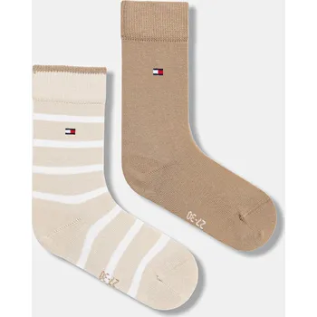 Pánské ponožky Dětské ponožky Tommy Hilfiger 2-pack 701229939.PPY2 béžová 80C, vel. 35/38