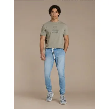 Pánské džíny Sinsay - Džíny jogger s efektem praní - modrá - 259HR-05J - 259HR-05J-32