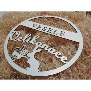 Velikonoční dekorace Dekohra.eu Velikonoční dekorace 25 x 25 cm Veselé Velikonoce