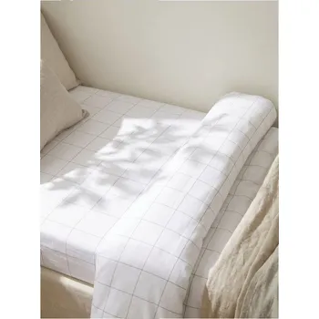 Prostěradlo Sinsay - Bavlněné prostěradlo s&nbsp;gumou 160x200 - šedá - 642FT-09X - 642FT-09X-ONE