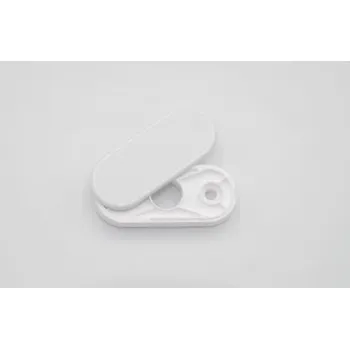 Příslušenství k oknu DAB Trade Záslepka okenní kliky, oválná bílá RAL9016