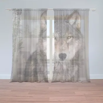 Záclona Sablio Záclony Vlk 2: 2 ks - 150x250 cm - Sablio