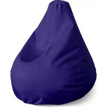 Sedací pytel Sedací vak Pear Fialová - Sablio - 70 x 95 x 15 cm