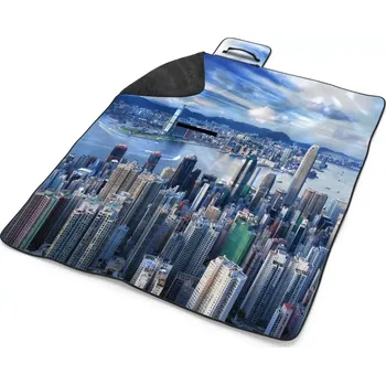 deka Sablio Plážová deka Město s mrakodrapy: 200x140 cm