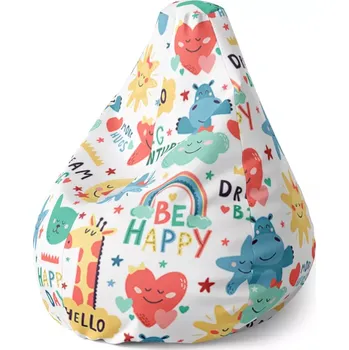 Sedací pytel Sedací vak Pear Happy day - Sablio - 70 x 95 x 15 cm