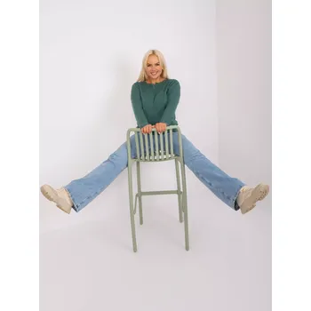 Dámský svetr PM SW PM 3897 jumper.06P tmavě zelená XL/XXL