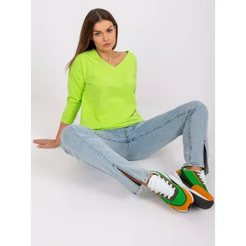 Dámská košile Halenka RV BZ 7542.41X fluo zelená L/XL