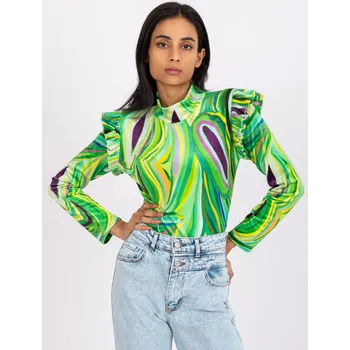 Dámská košile Halenka DHJ BZ 6533C.90 světle zelená jedna velikost