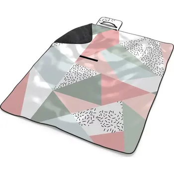 deka Sablio Plážová deka Obrazce v něžných barvách: 200x140 cm