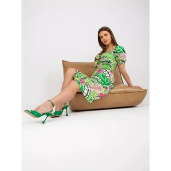 Dámské šaty Šaty DHJ SK 15836.51 světle zelená jedna velikost