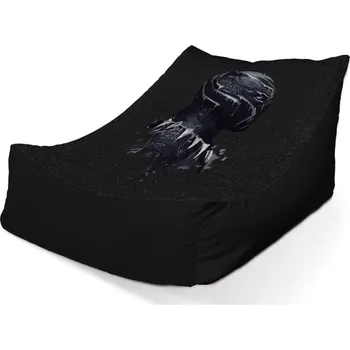 Sedací pytel Sablio Sedací vak Lounge BLACK PANTHER z profilu Vesmír - 80 x 95 x 50 cm