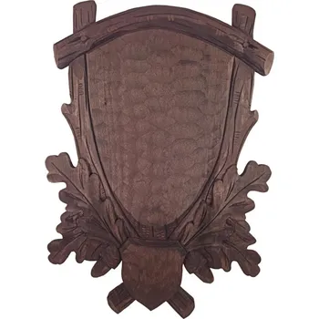 Obraz Dřevo Novák Podložka pod trofej, řezbovaná, daněk, sika č.203 Barva: Černá