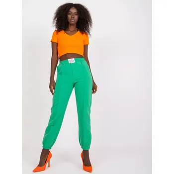 Dámské kalhoty DHJ SP 15832 kalhoty.64 zelených XL