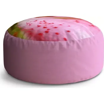 Taburet Sablio Kulatý taburet Circle Květ tulipánu: 38x48 cm - Sablio