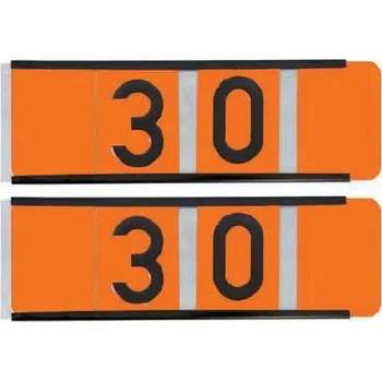 Výstražné značení výsuvné lyžiny nerez Bicma