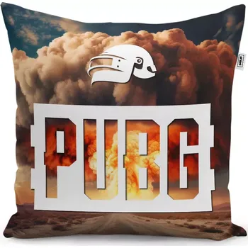 Dekorativní polštářek Dekorační polštář PUBG Exploze 1 - Sablio - 40x40 cm