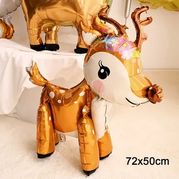 Party dekorace 21 ks Lesní zvířata party balonky | narozeninová dekorace - jelen sika