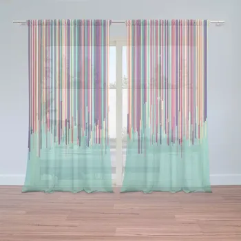Záclona Sablio Záclony Stékající barva: 2 ks - 150x250 cm - Sablio