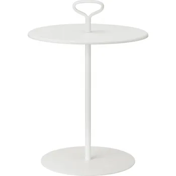 Zahradní stůl Blomus PORTER venkovní stolek průměr 42 cm světle šedý