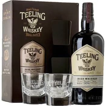 Whisky Teeling Smal Batch Rum Cask 0,7L 46% (dárkové balení 1 sklenička)