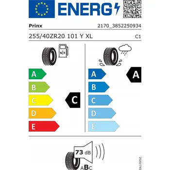 Letní osobní pneu Letní pneumatika 255/40 R20 Prinx Aquila rev fr 101Y 40R20