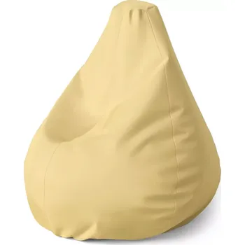 Sedací pytel Sedací vak Pear Žlutá vegas - Sablio - 140 x 100 x 25 cm