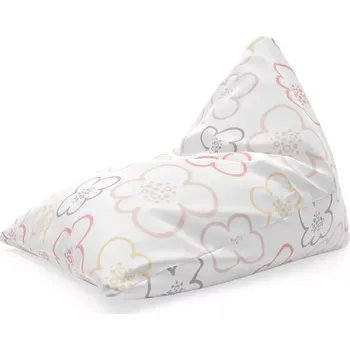 Sedací pytel Sablio Sedací vak Triangl Dětské kvítí: 120 x 100 x 100 cm - Sablio