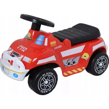 Odrážedlo Plasto hasiči Odrážedlo Tichá kola 35 kg 12m+ Otevírací kufr